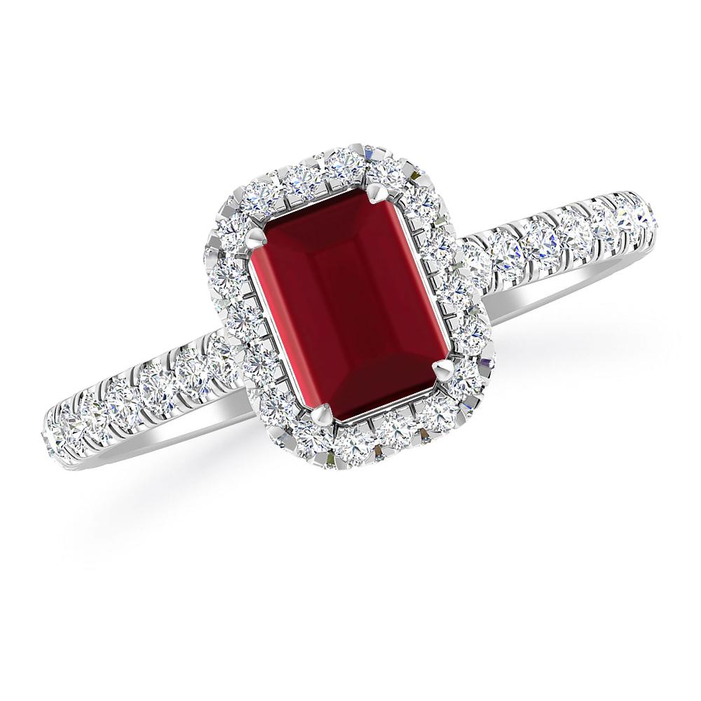 White Gold - Garnet