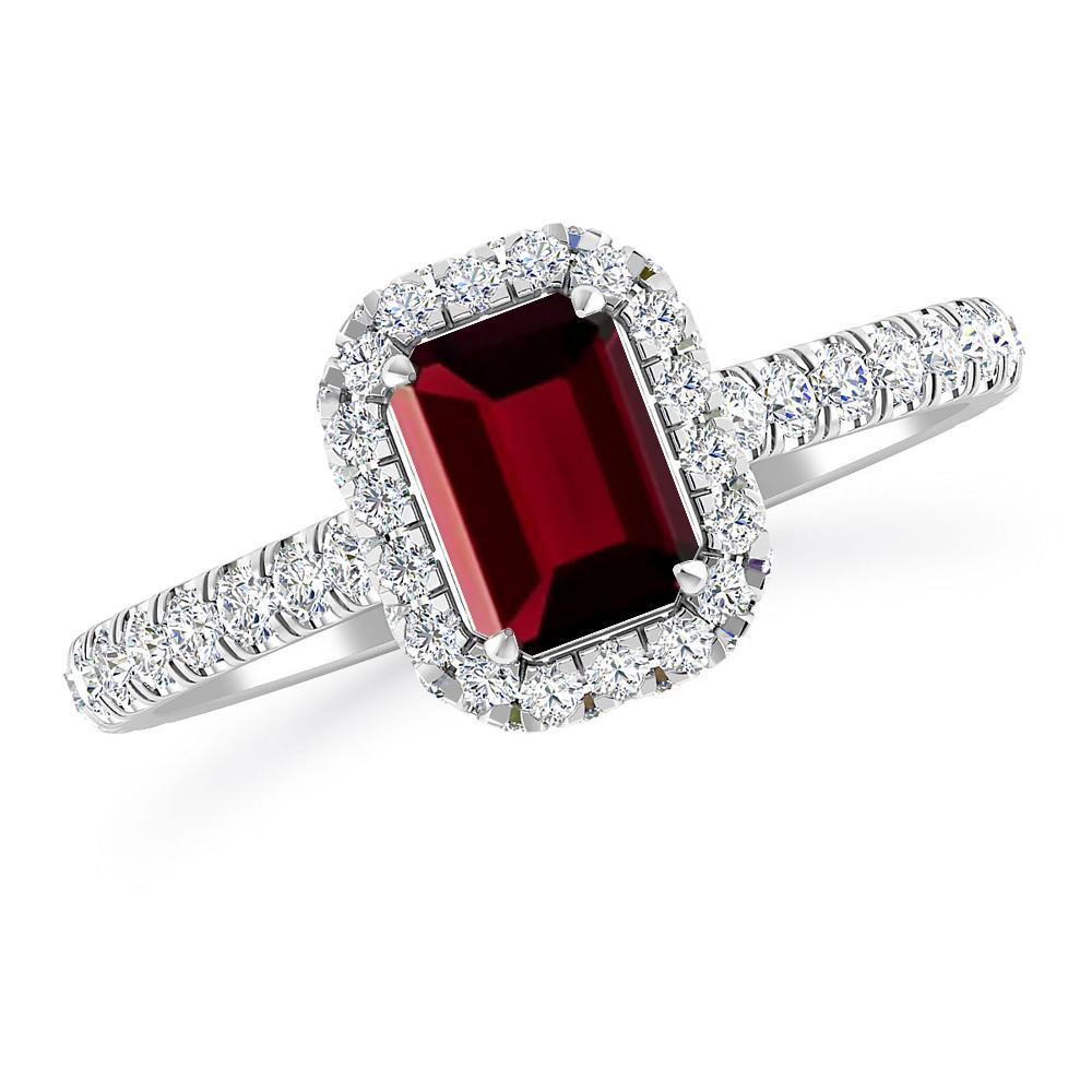 White Gold - Garnet