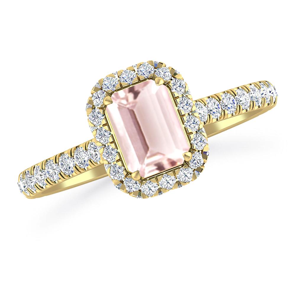 Yellow Gold - Morganite