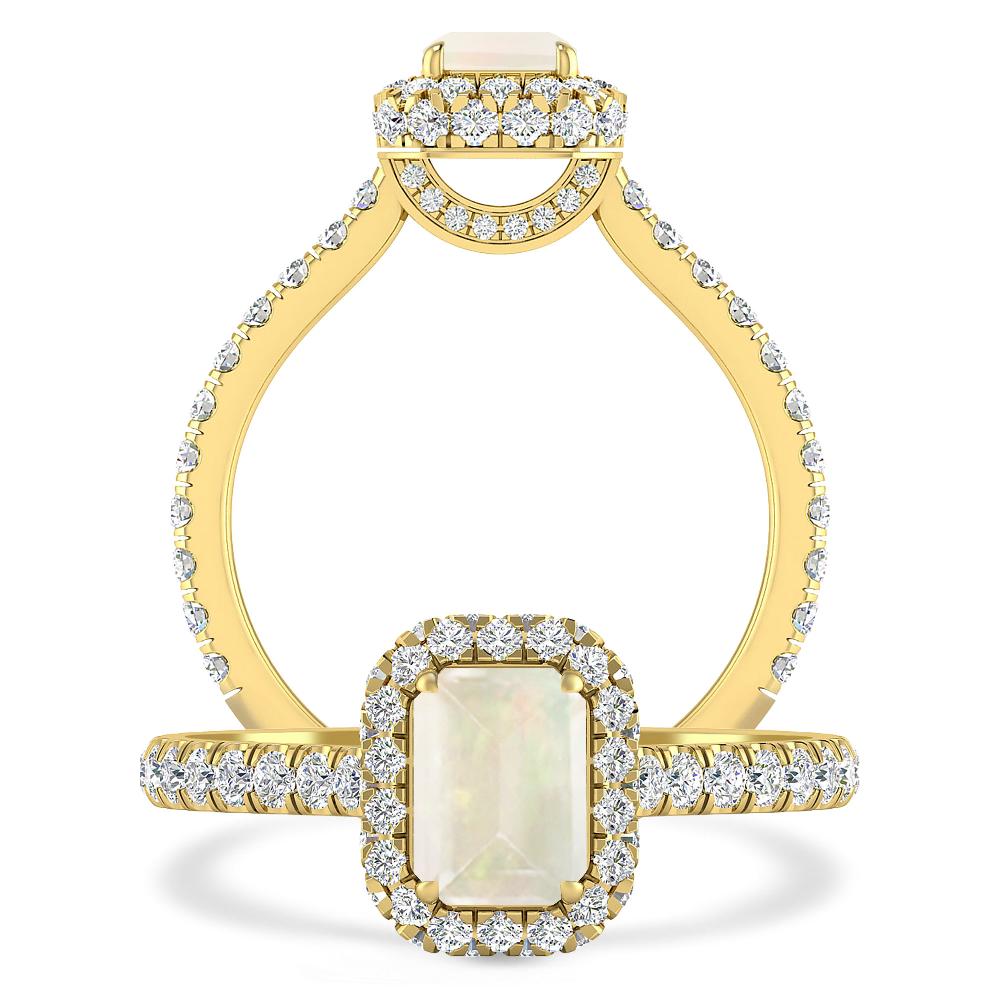 Yellow Gold - Opal