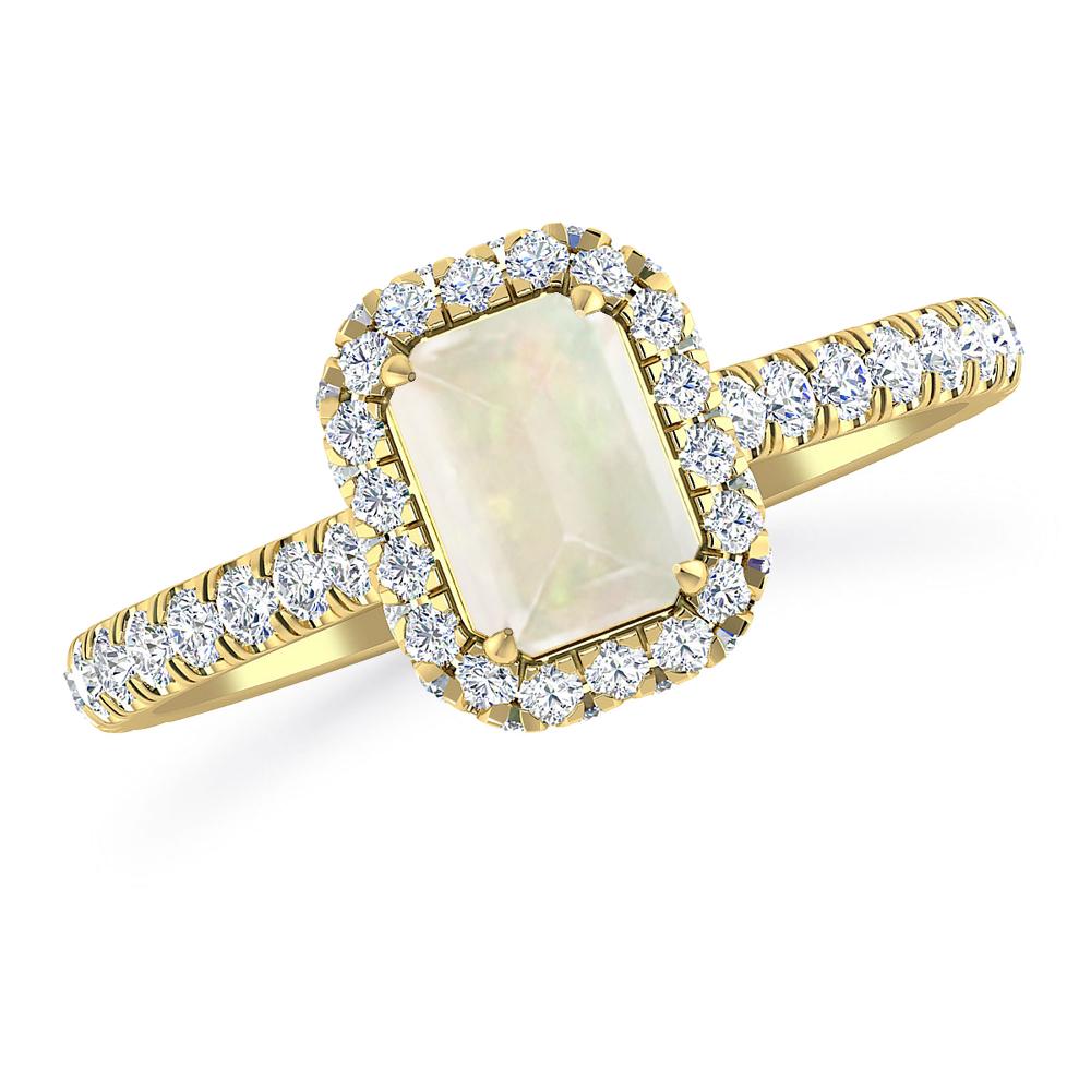 Yellow Gold - Opal