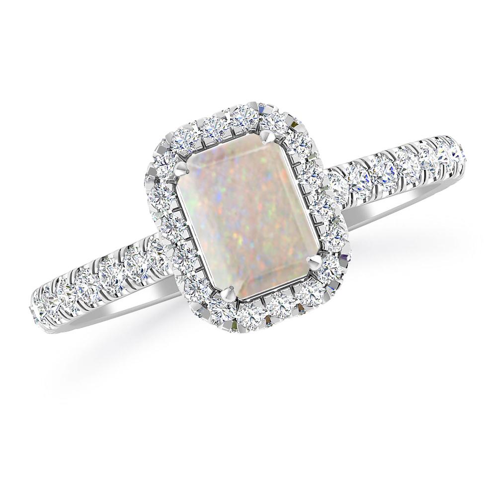 White Gold - Opal