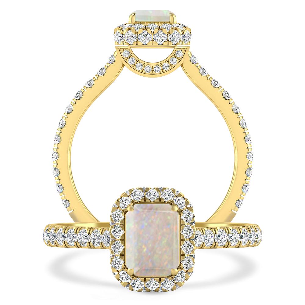 Yellow Gold - Opal