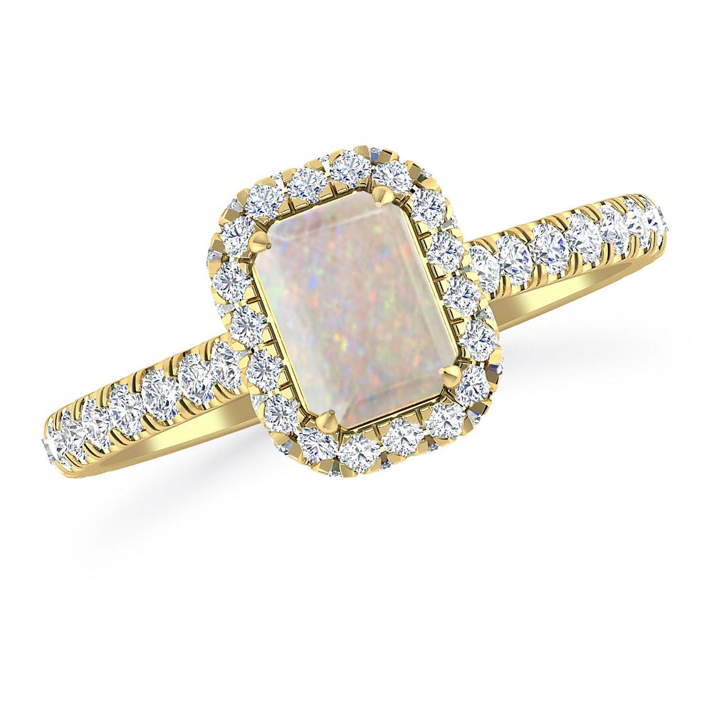 Yellow Gold - Opal
