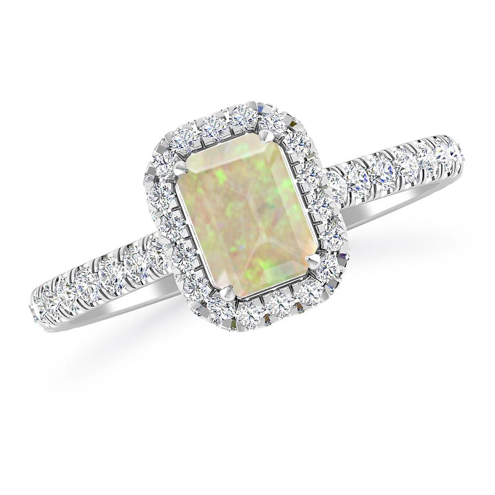 White Gold - Opal