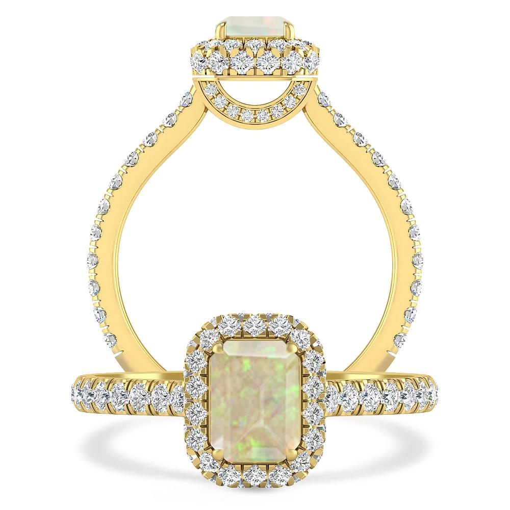 Yellow Gold - Opal