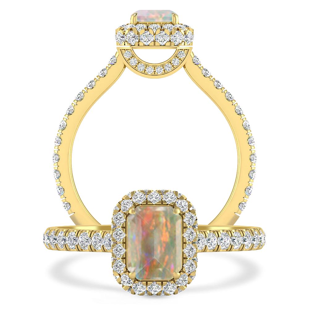 Yellow Gold - Opal