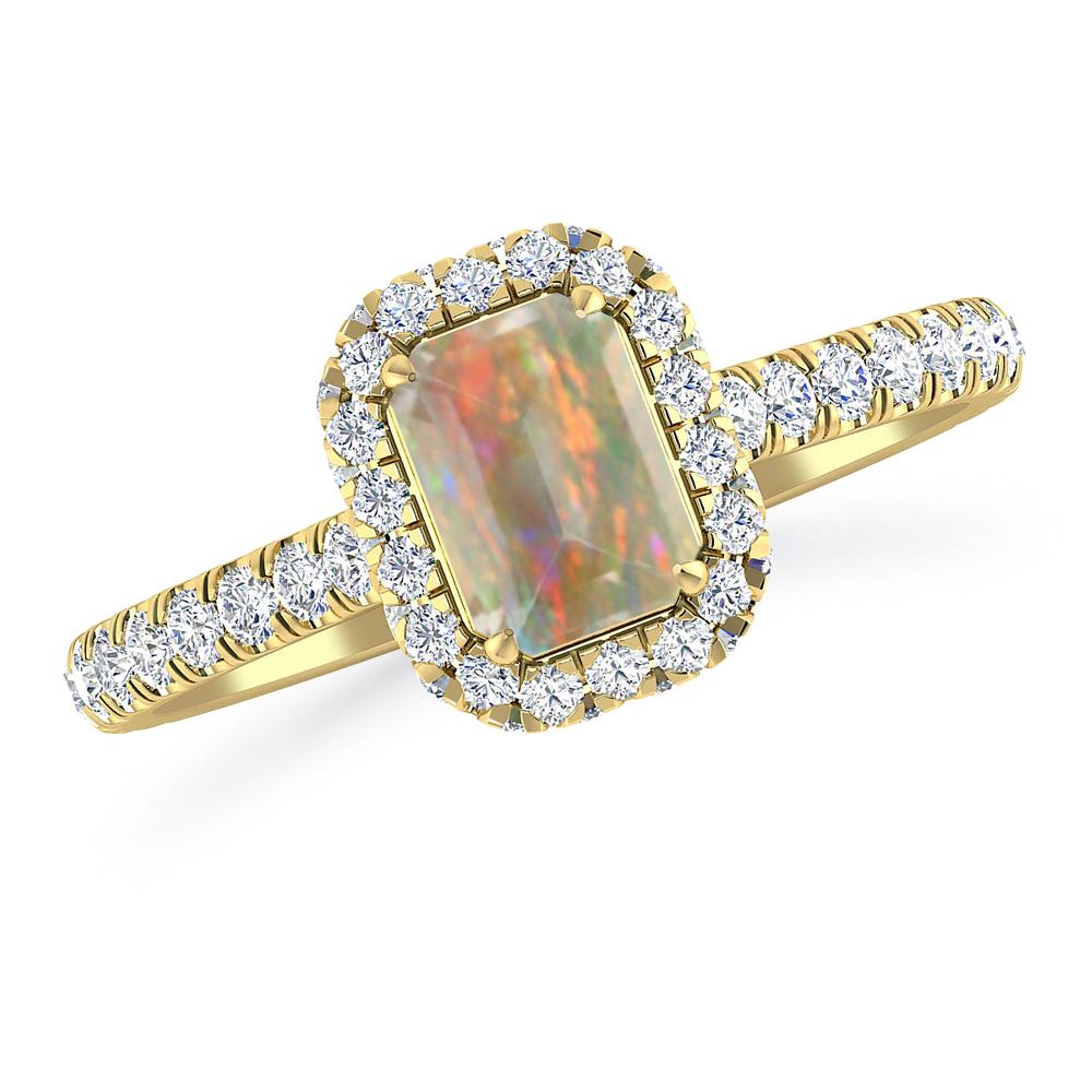 Yellow Gold - Opal