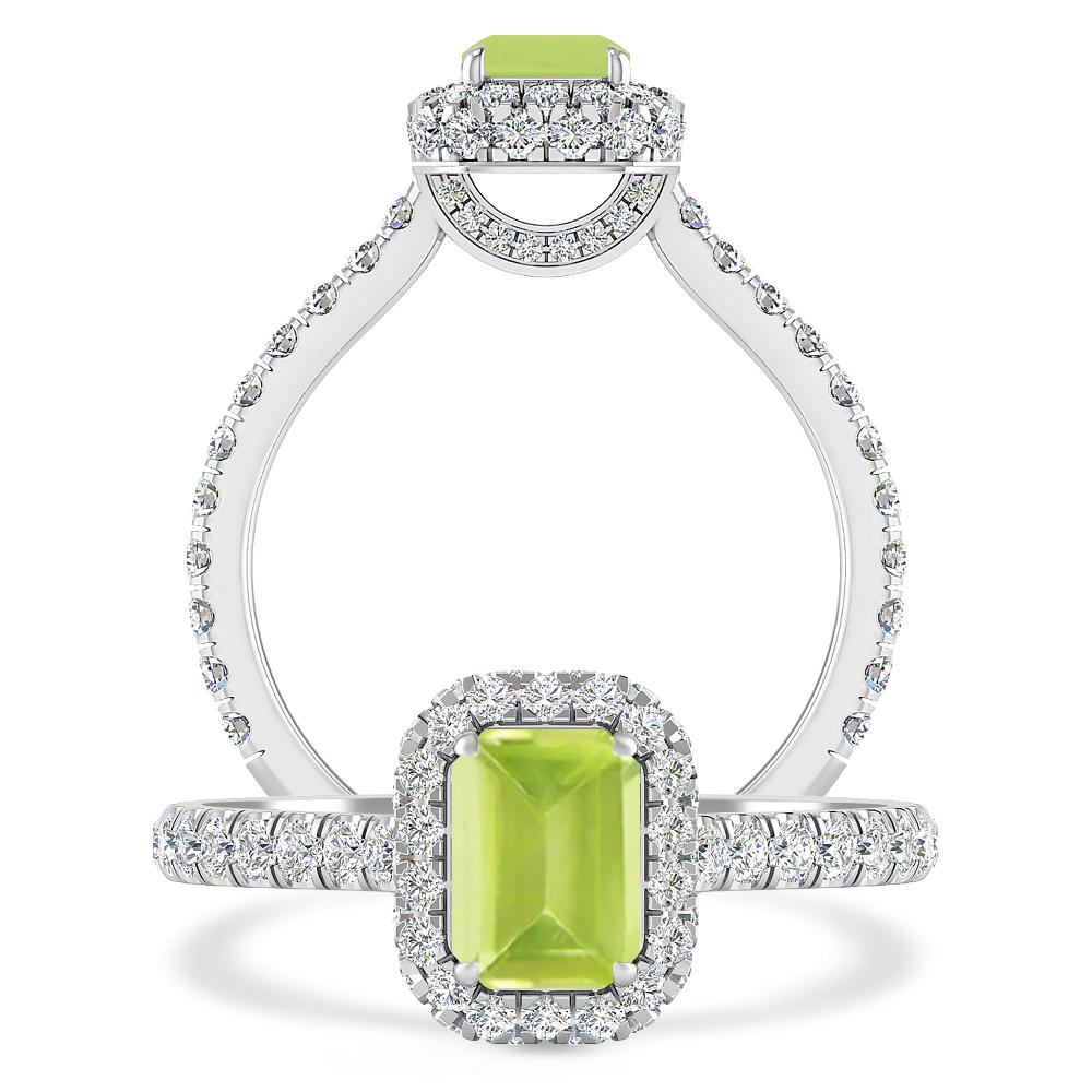 White Gold - Peridot