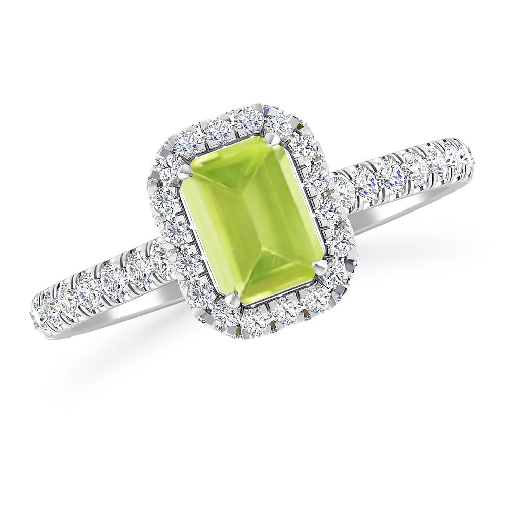 White Gold - Peridot