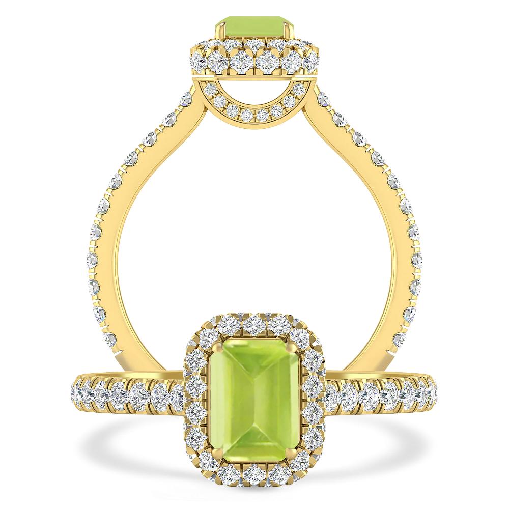 Yellow Gold - Peridot