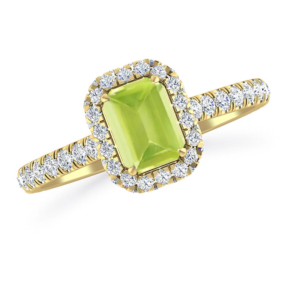 Yellow Gold - Peridot
