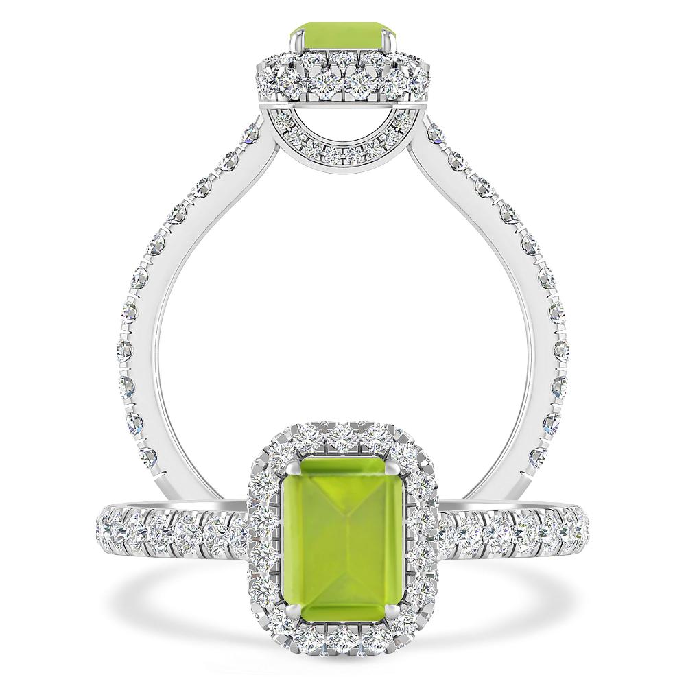 White Gold - Peridot