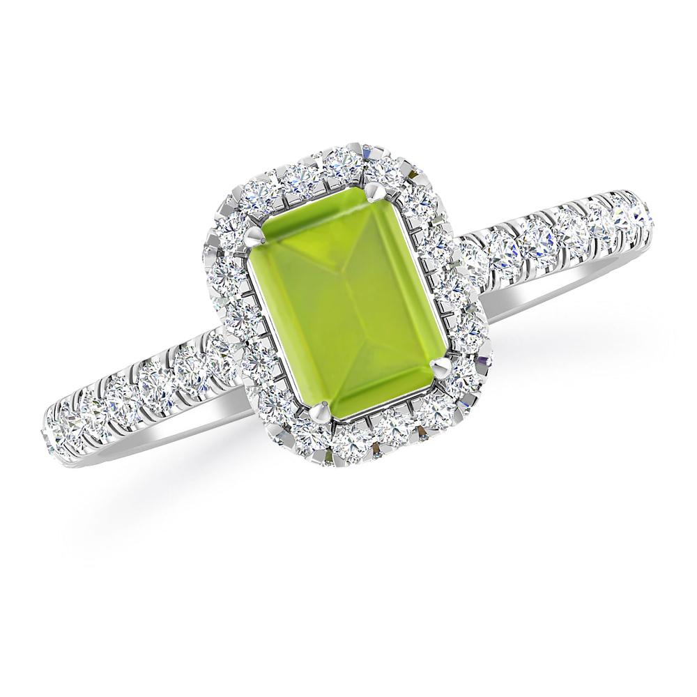 White Gold - Peridot