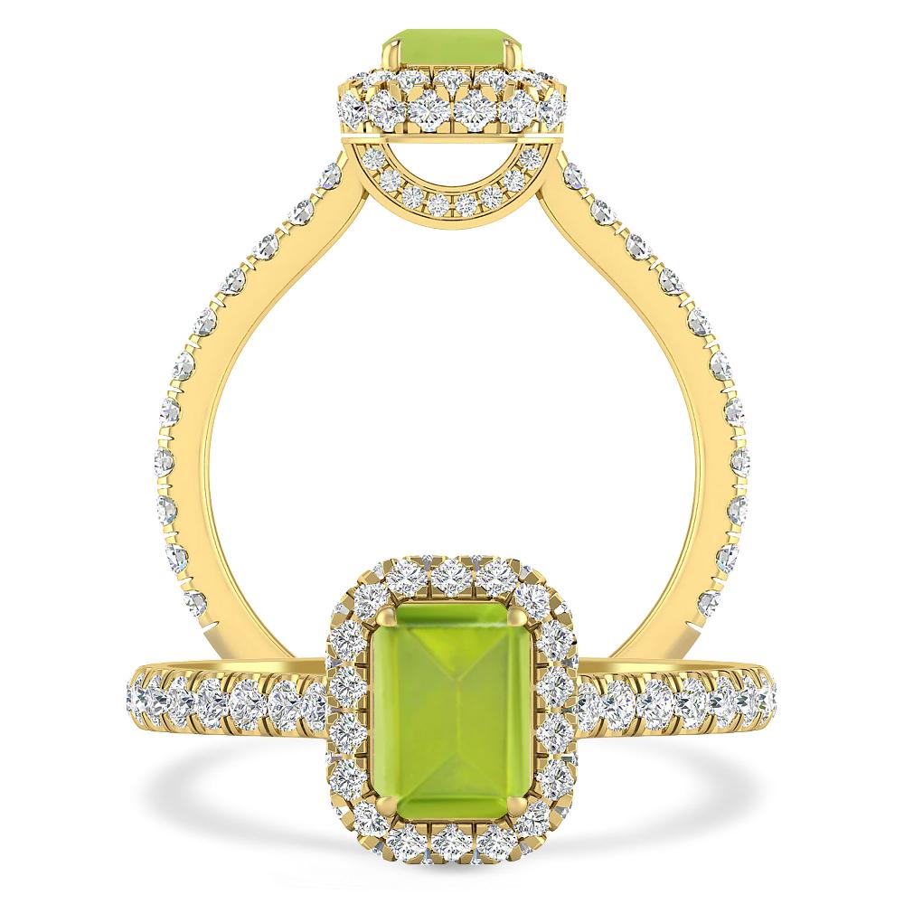 Yellow Gold - Peridot