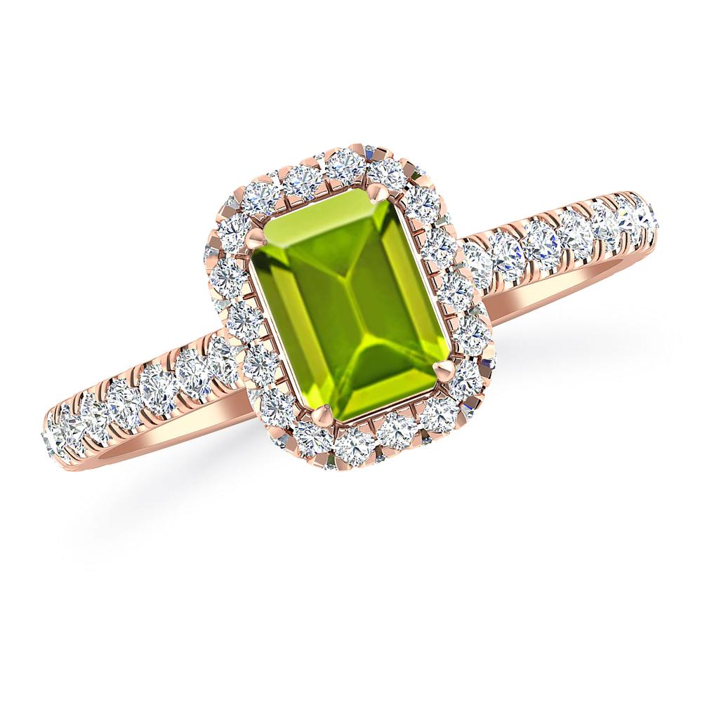 Rose Gold - Peridot