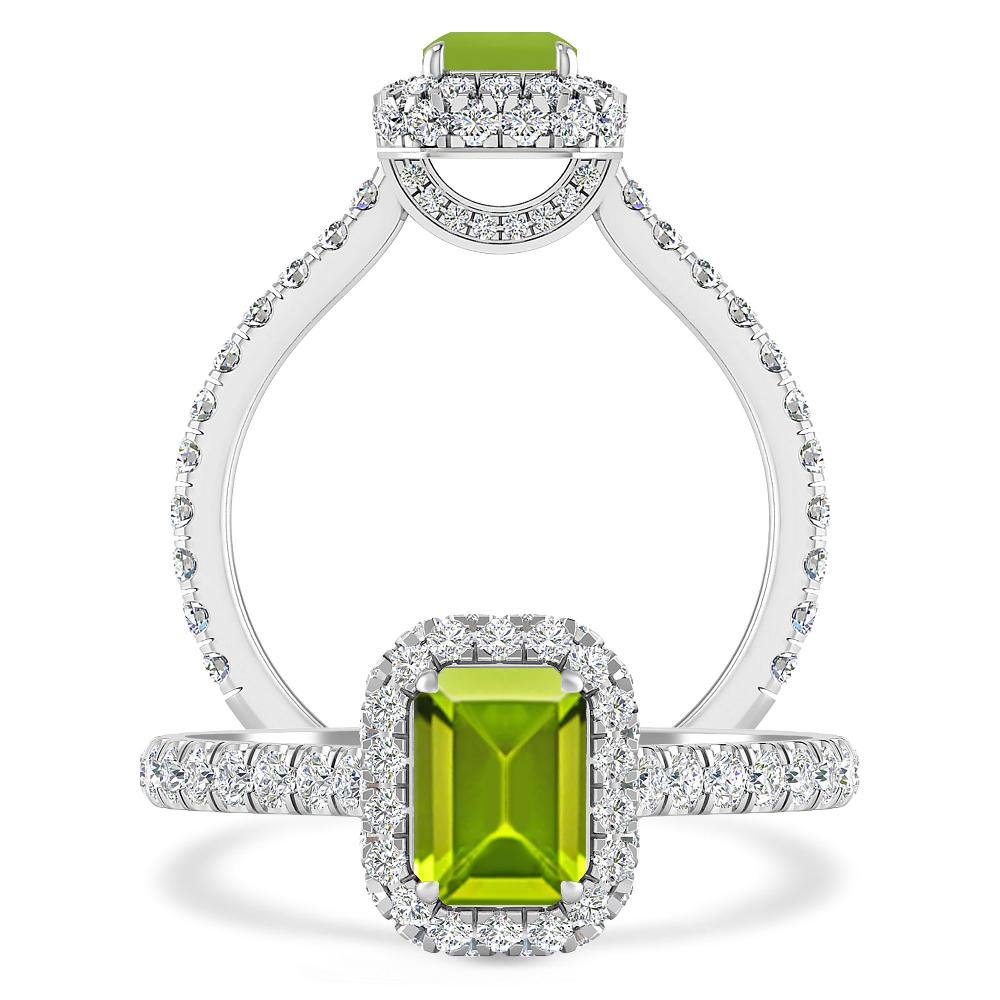 White Gold - Peridot