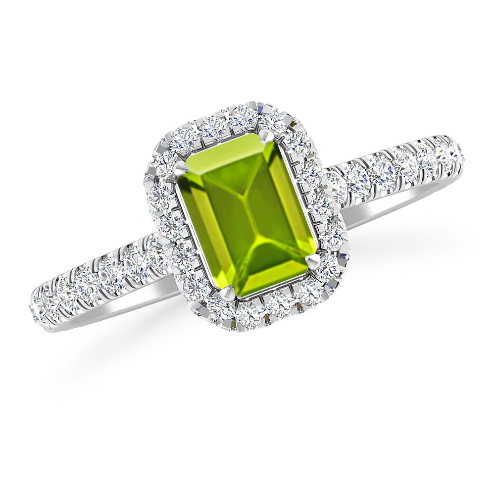 White Gold - Peridot