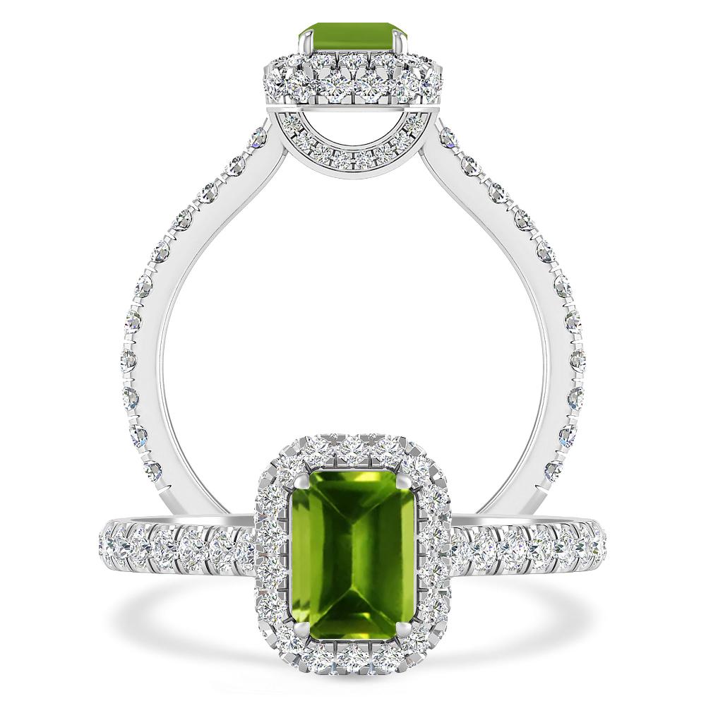 White Gold - Peridot