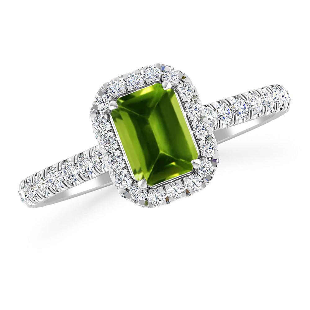 White Gold - Peridot
