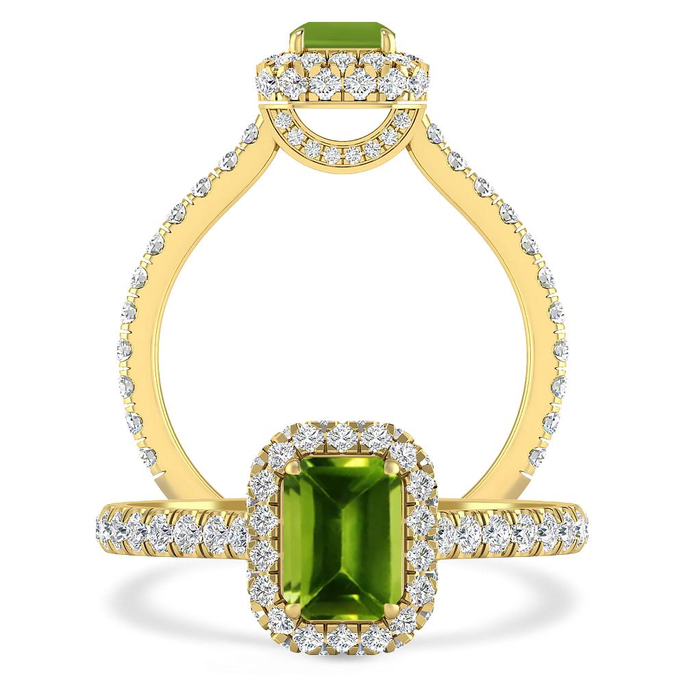 Yellow Gold - Peridot