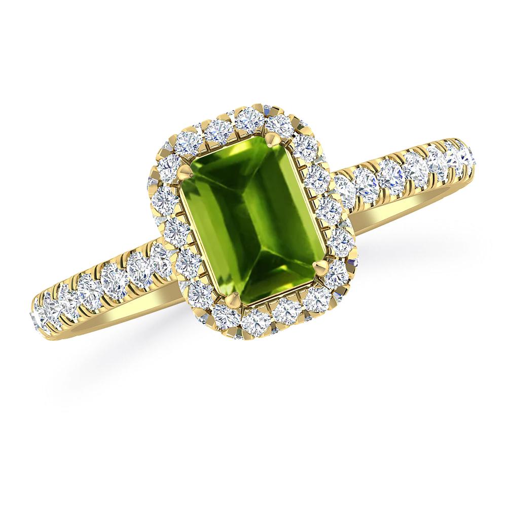 Yellow Gold - Peridot