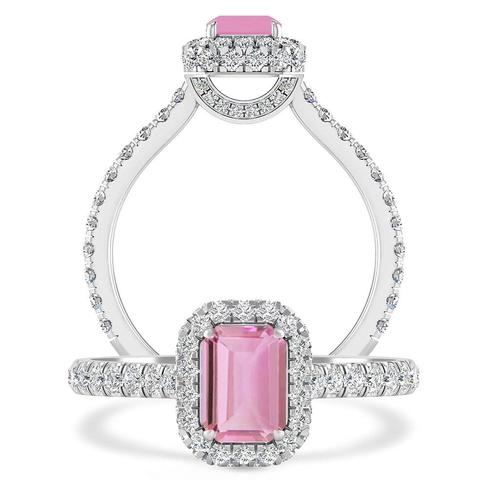 White Gold - Pink Tourmaline