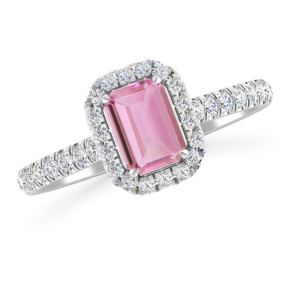 White Gold - Pink Tourmaline