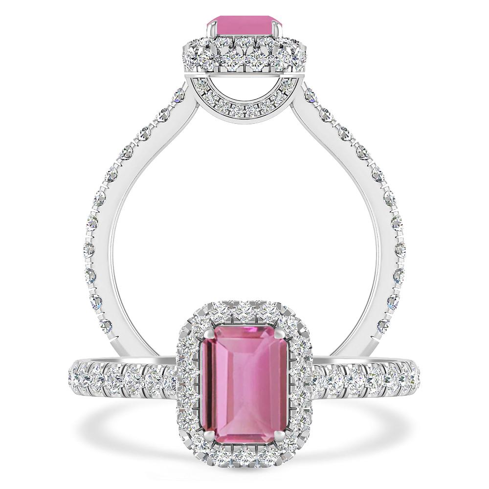 White Gold - Pink Tourmaline
