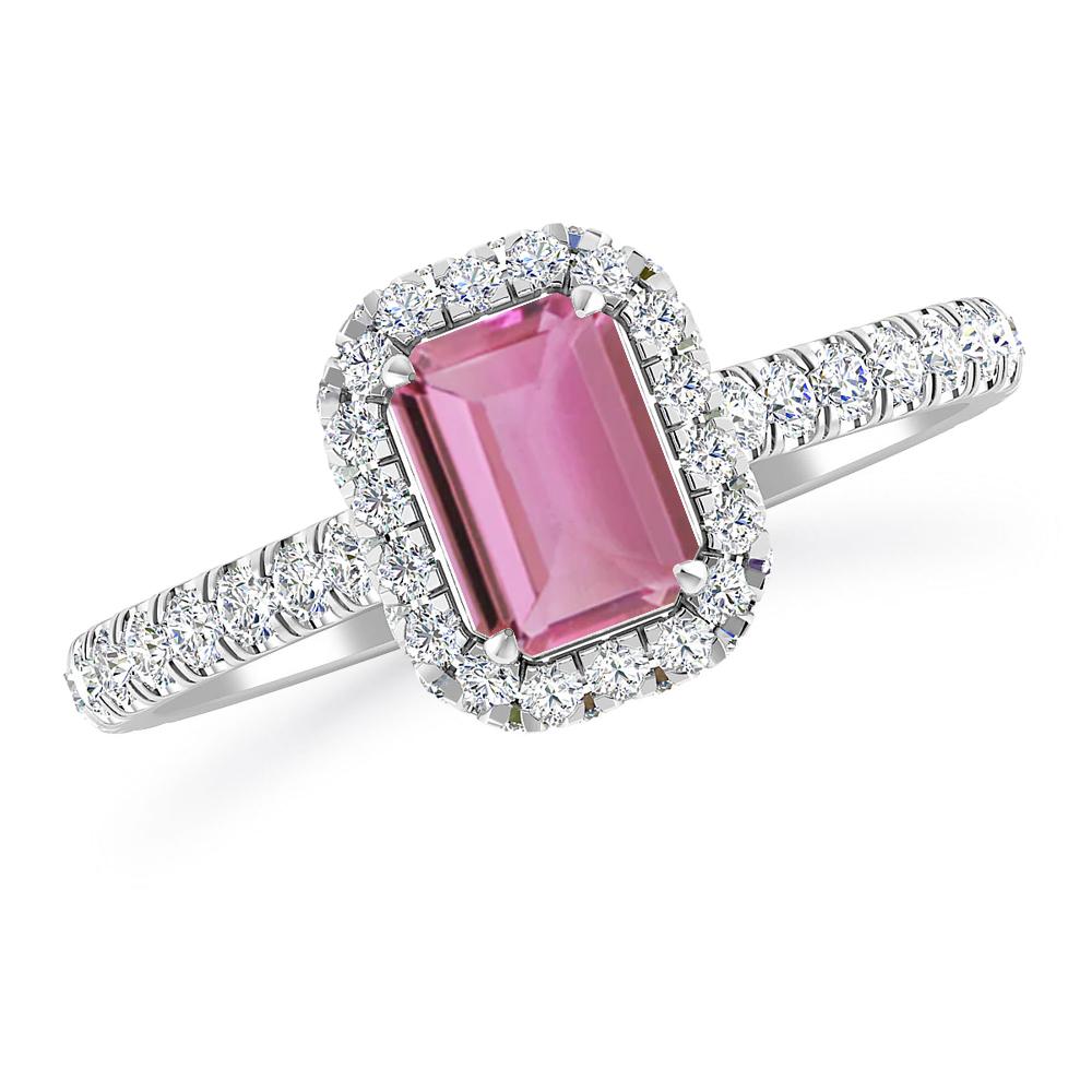 White Gold - Pink Tourmaline