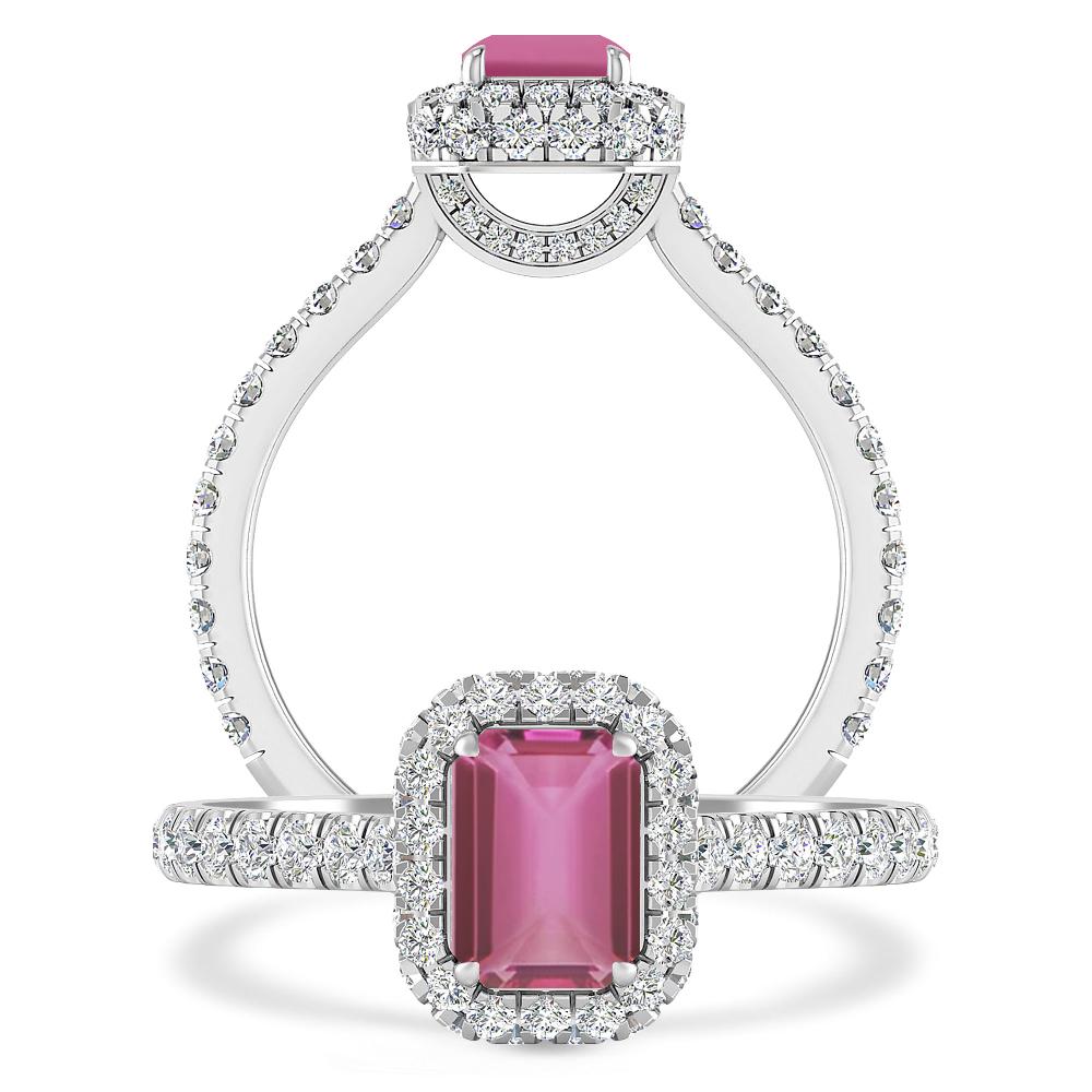 White Gold - Pink Tourmaline