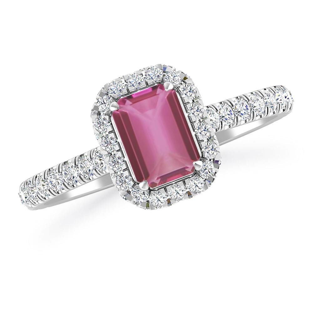 White Gold - Pink Tourmaline