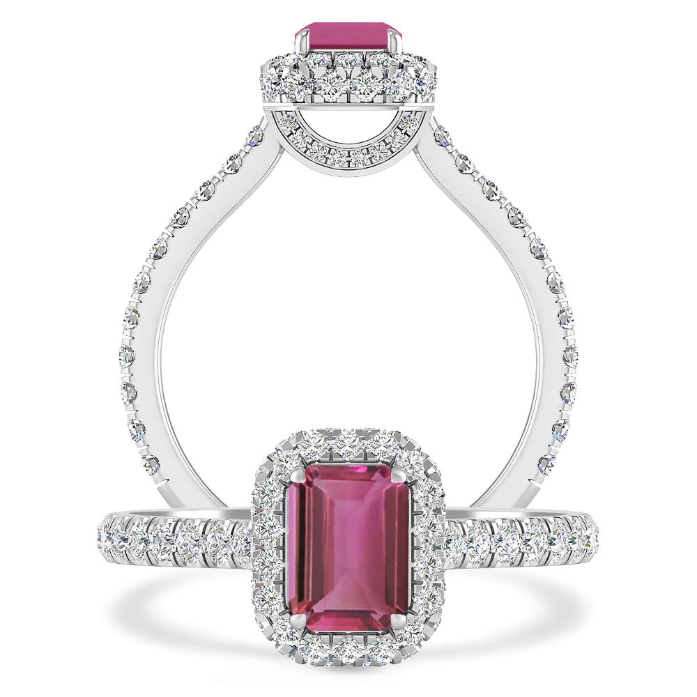 White Gold - Pink Tourmaline