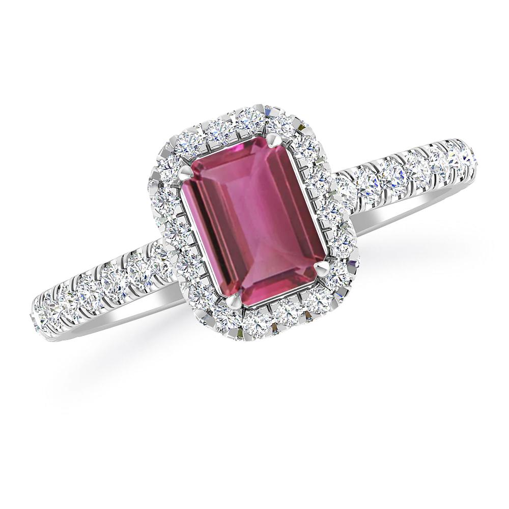 White Gold - Pink Tourmaline