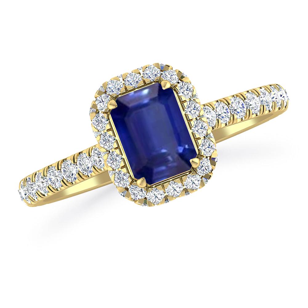 Yellow Gold - Sapphire