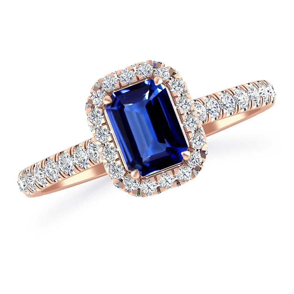 Rose Gold - Sapphire