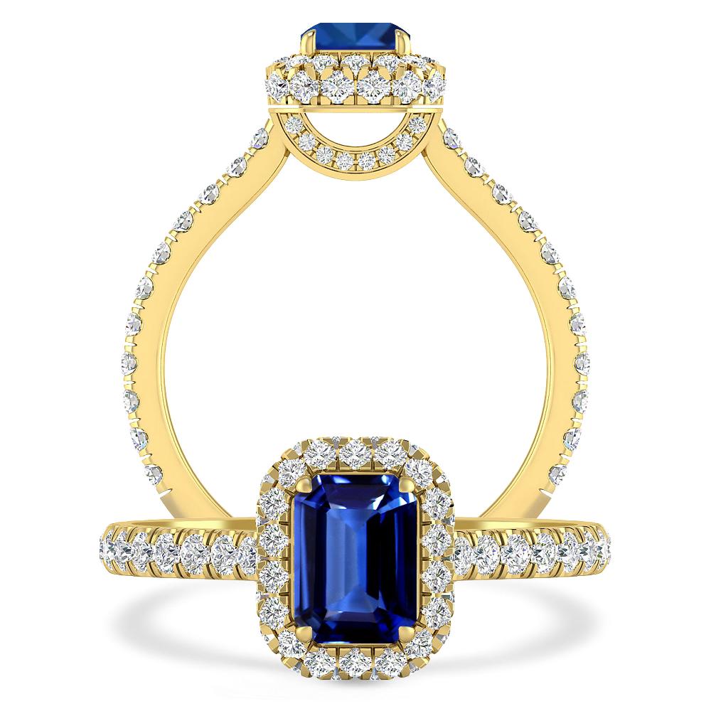 Yellow Gold - Sapphire