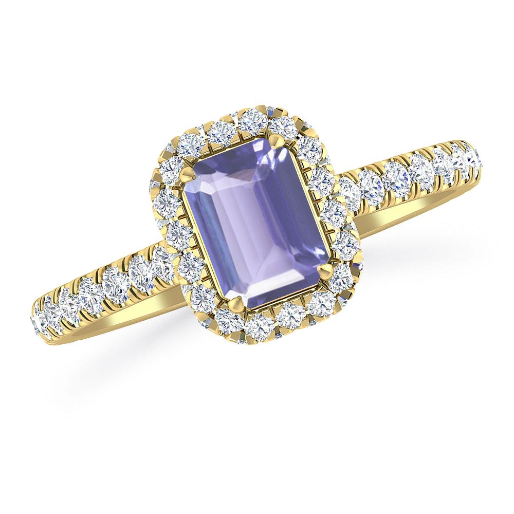 Yellow Gold - Tanzanite