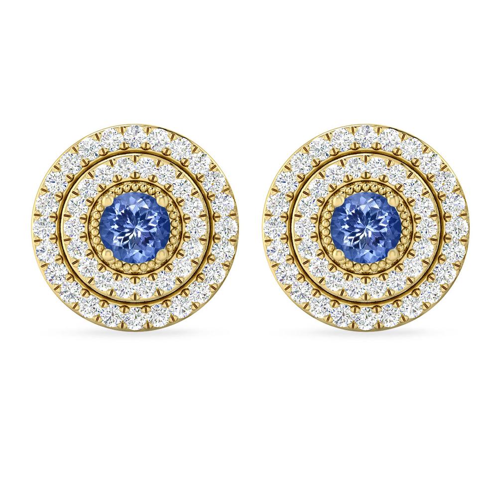 Yellow Gold - Tanzanite