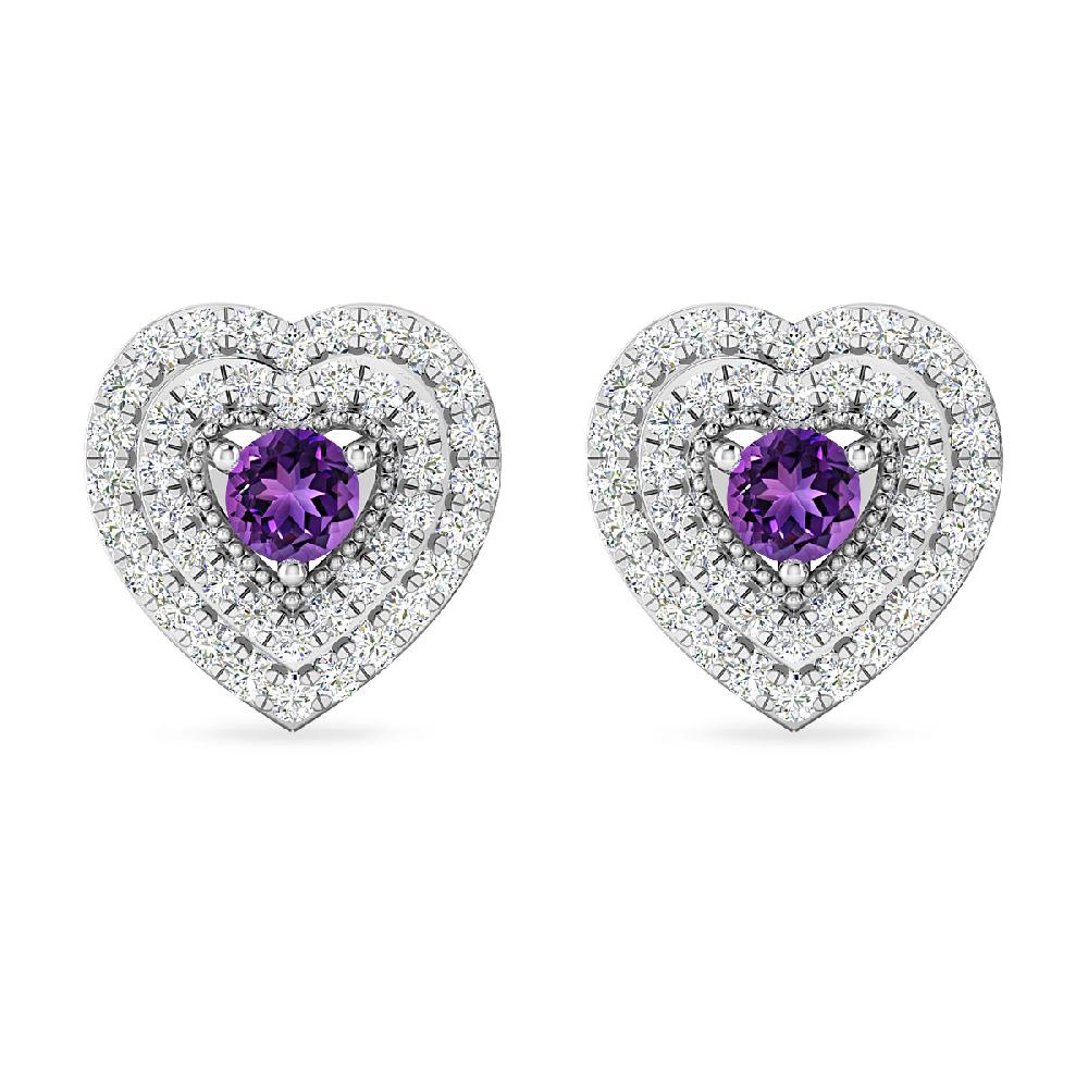 White Gold - Amethyst