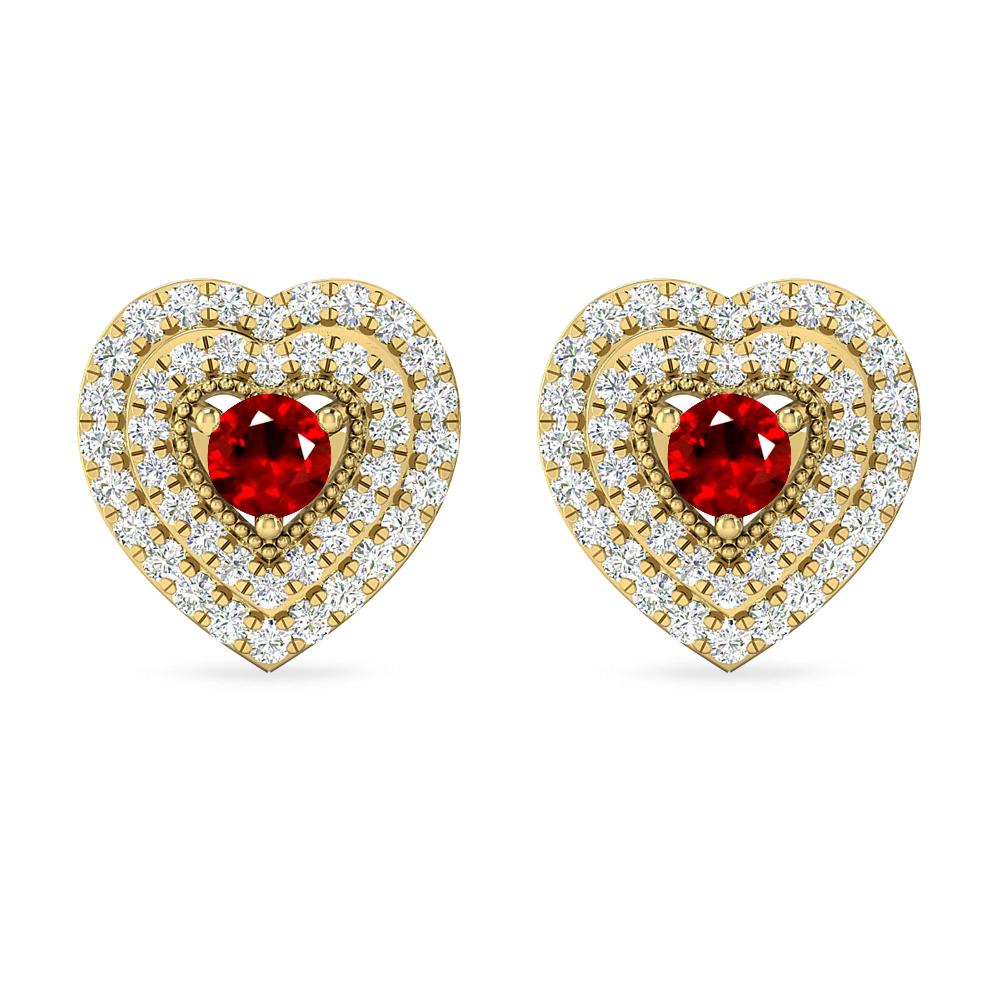 Yellow Gold - Ruby