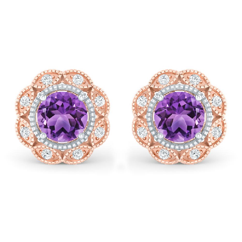 Rose Gold - Amethyst