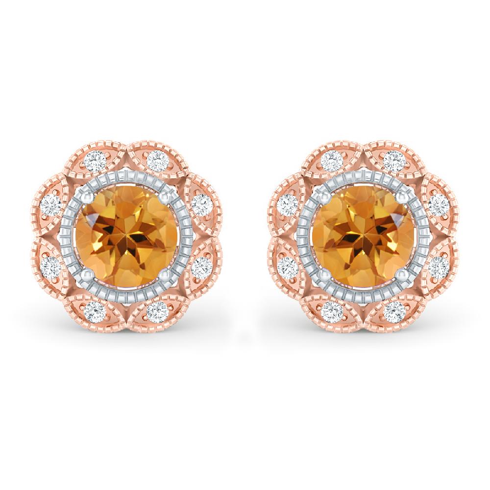 Rose Gold - Citrine