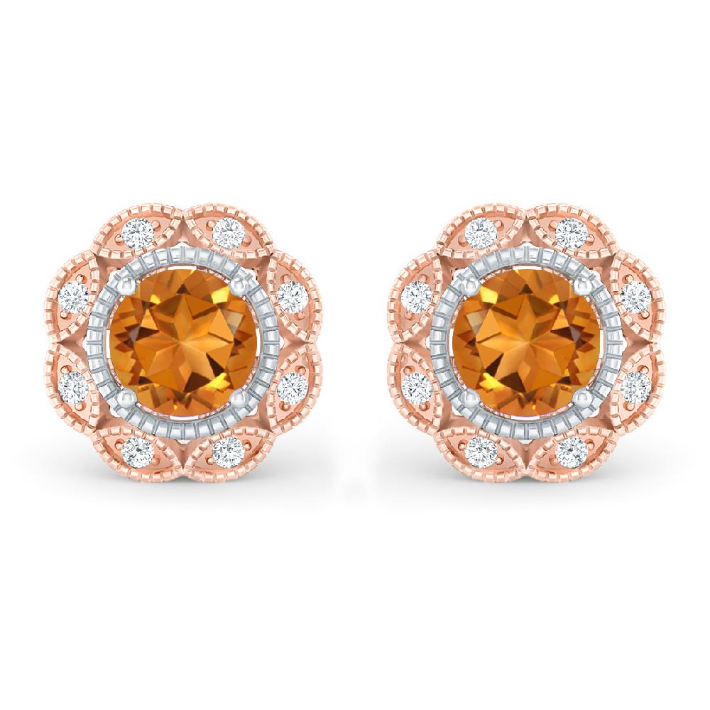 Rose Gold - Citrine