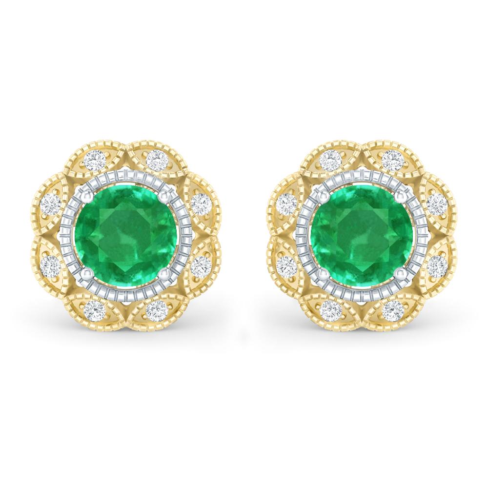 Yellow Gold - Emerald