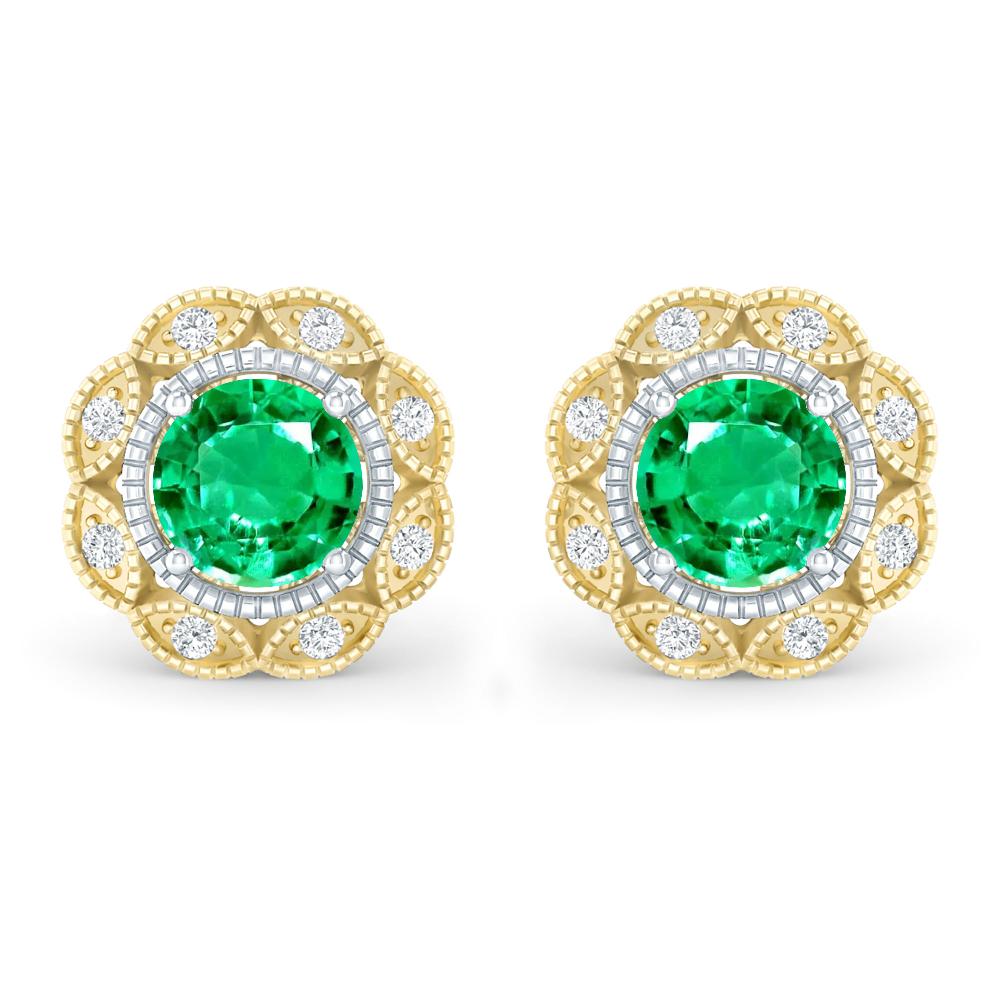 Yellow Gold - Emerald