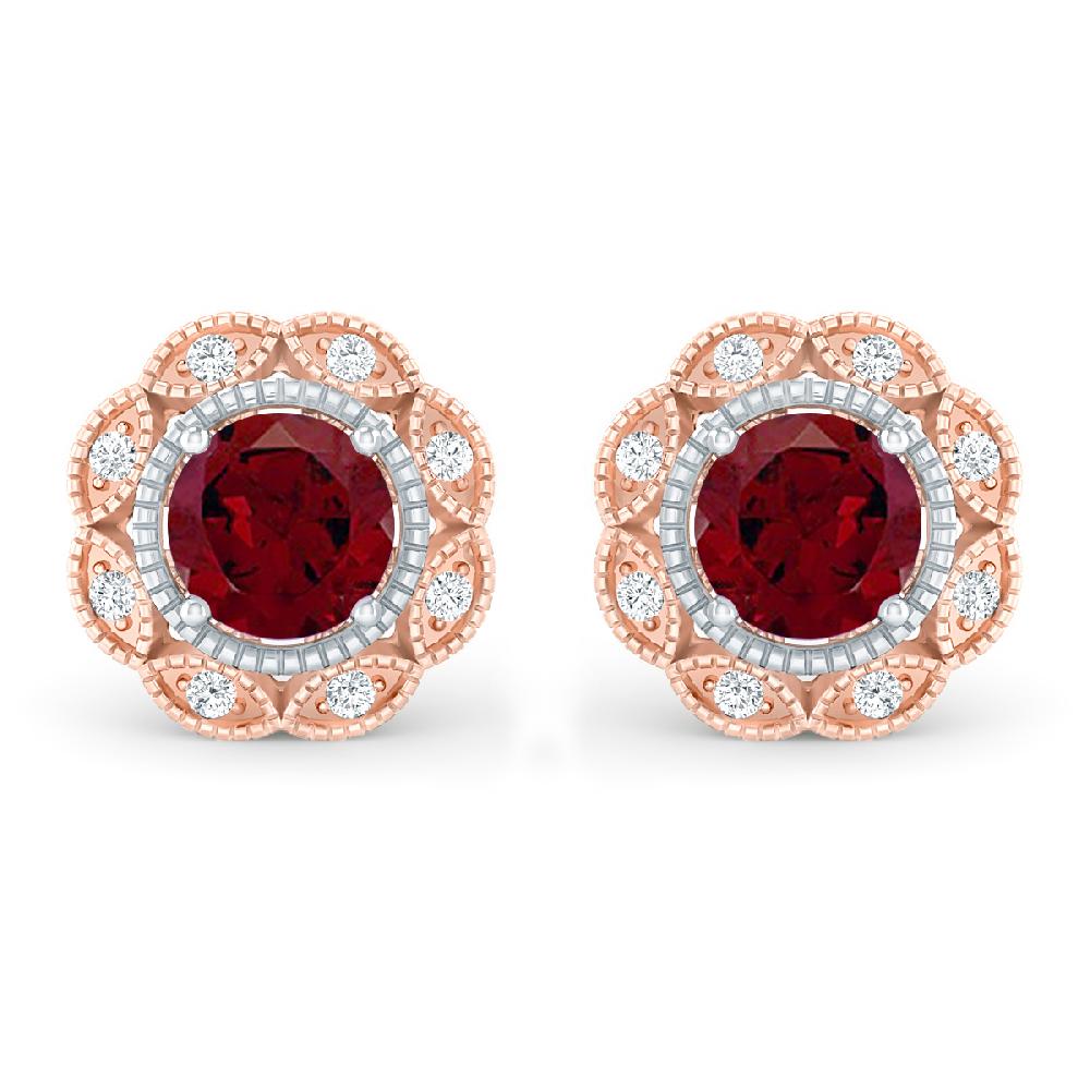 Rose Gold - Garnet