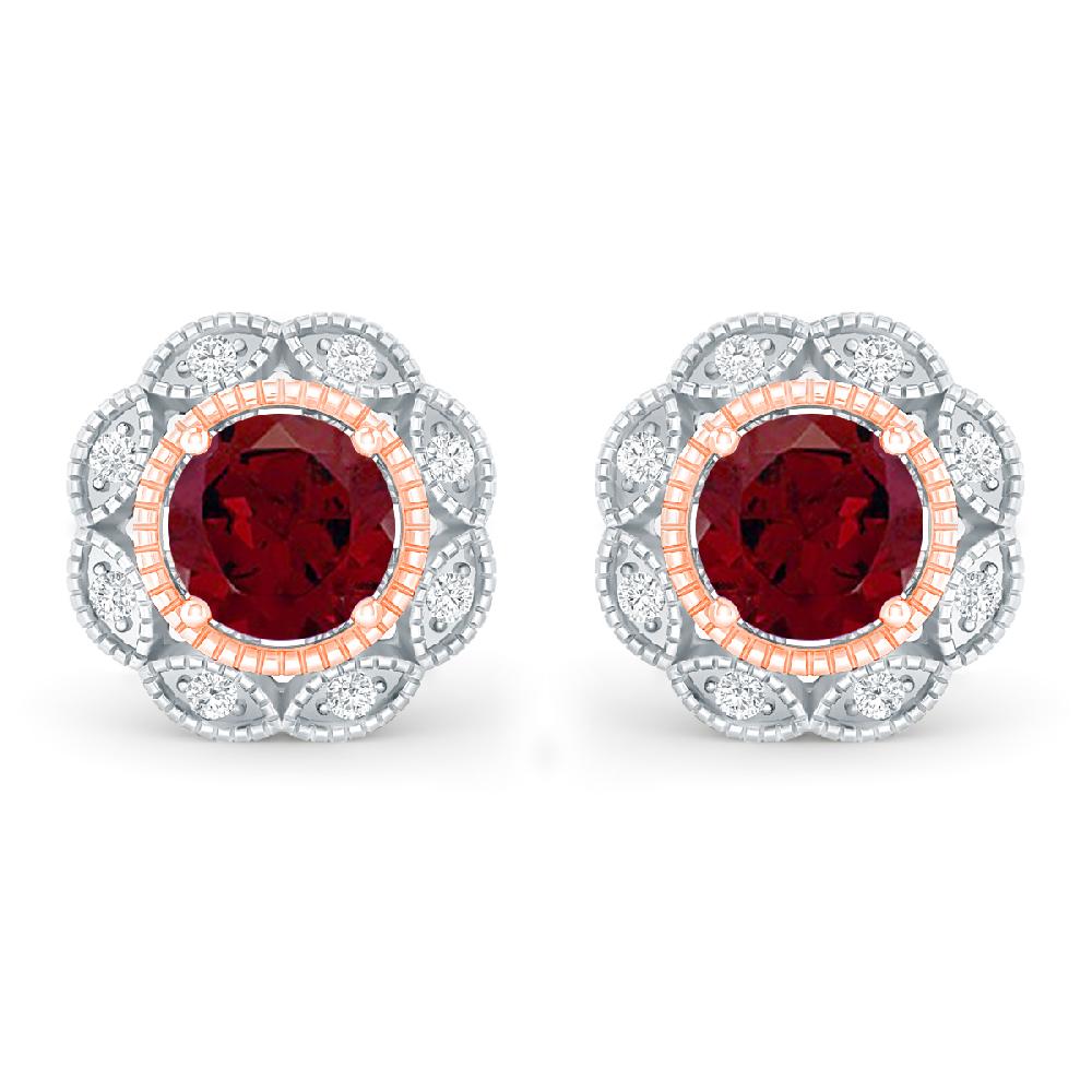 White Gold - Garnet