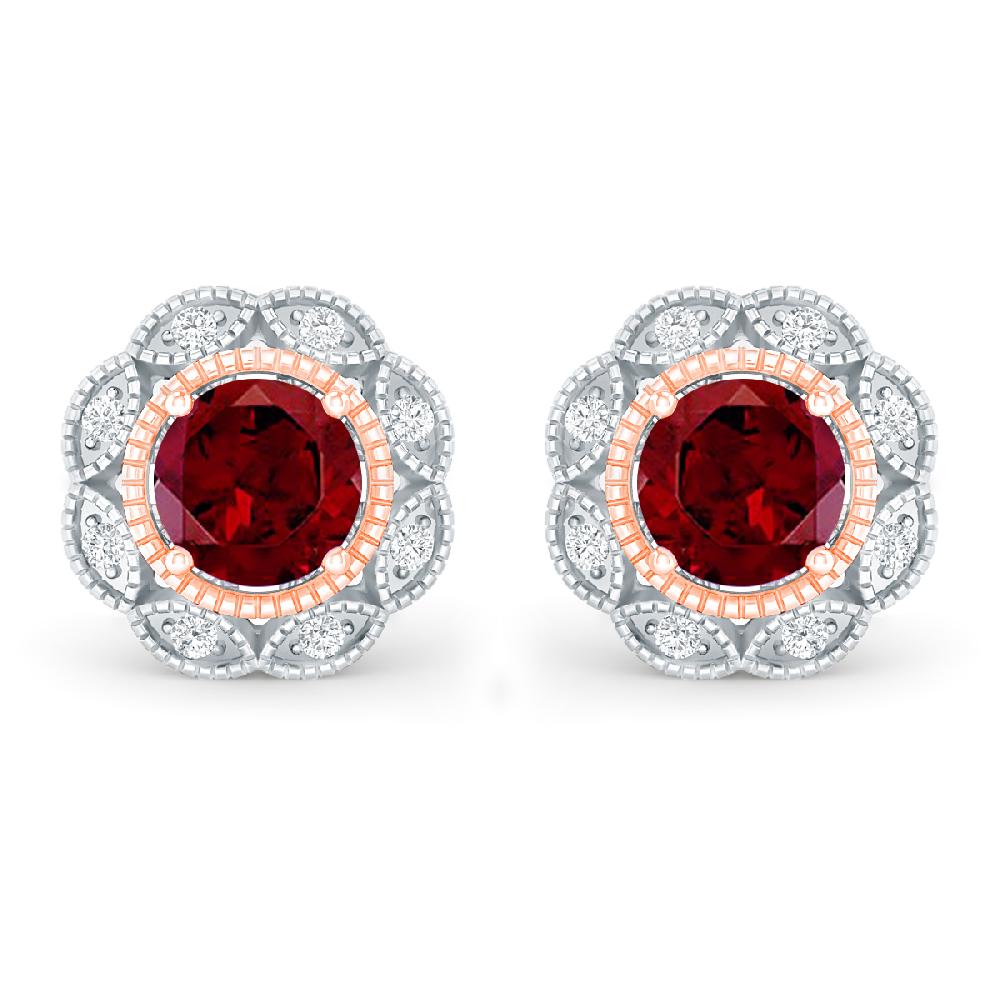 White Gold - Garnet