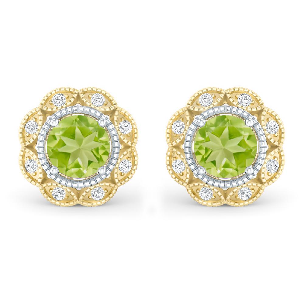 Yellow Gold - Peridot